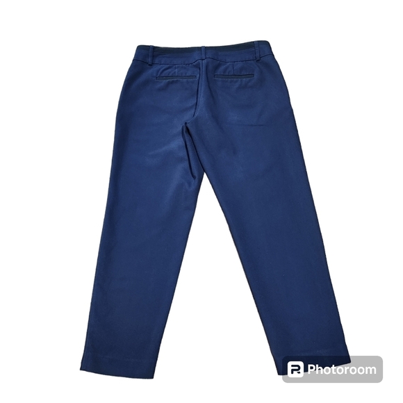 Apt.9 Womens Navy Mid-Rise Ankle Trousers Size 8 - Picture 2 of 9